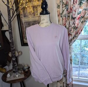 Flia lavender long sleeve sweatshirt with pockets